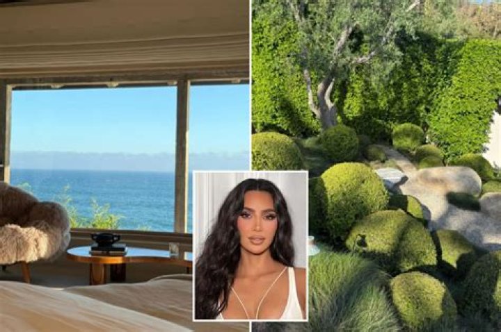 Kim Kardashian gives a glimpse inside her $70M oceanfront mansion